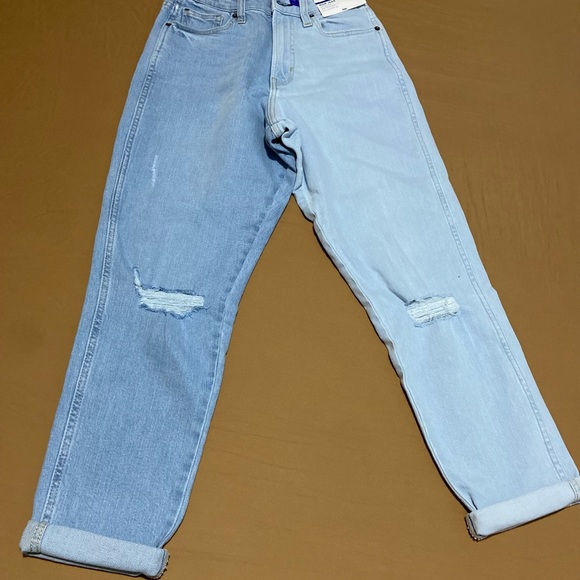 Arizona Juniors Womens High Rise Mom Straight Leg - Picture 7 of 8